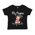 thumbnail image 1 of My Poppop Loves Me Beary Much Toddler T-Shirt 2T Black, 1 of 3