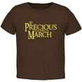 thumbnail image 1 of My Precious was Born in March Toddler T Shirt Brown 3T, 1 of 1