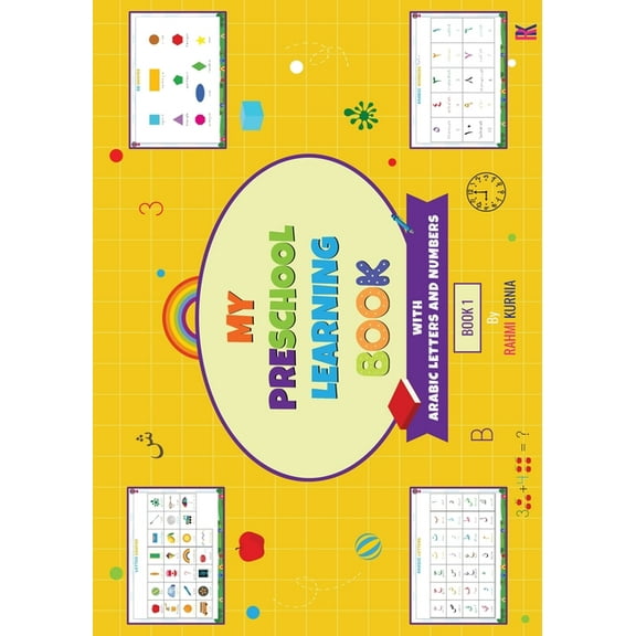 My Preschool Learning Book with Arabic Letters and Numbers, (Paperback)