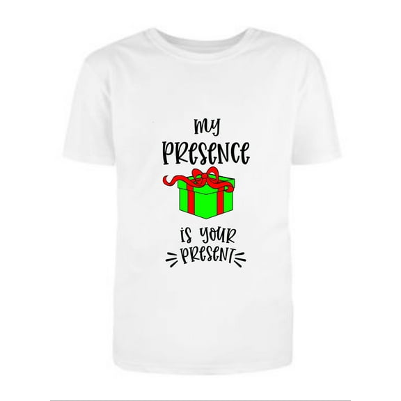 My Presence is Your Present / Christmas T-shirts / Comfy Shirt / Made to Order Designs by Big Bear Designs