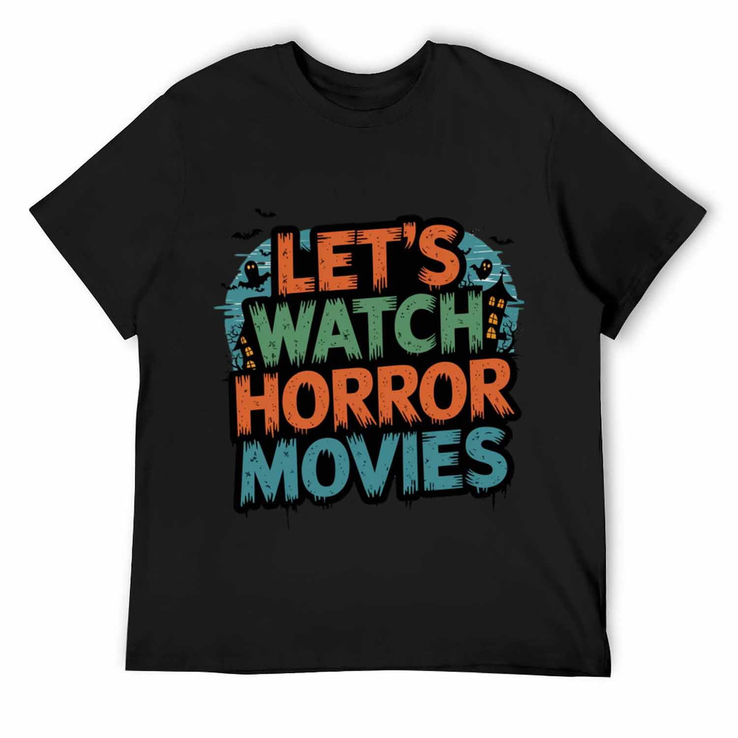 My Pronouns Are Lets Watch Horror Movies Usa Citizens Flag Colors T ...