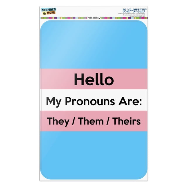 Theirs My Pronouns Are They Them Theirs Gender Identity Home Business Office ...