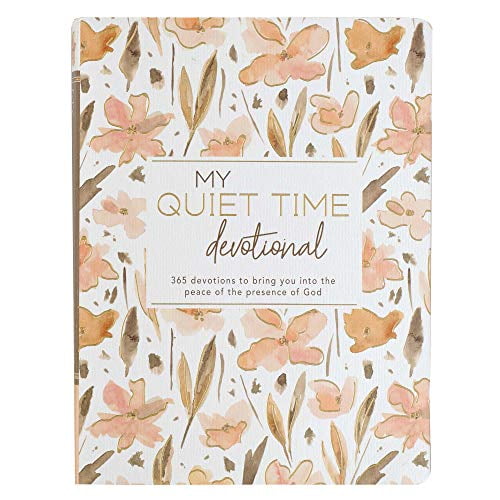 Pre-Owned My Quiet Time Devotional - 365 Devotions for Women to Bring You Into the Peace of the Presence of God Peach Floral Softcover Flexcover Gift Book ... (Leather Bound) 1432129120 9781432129125