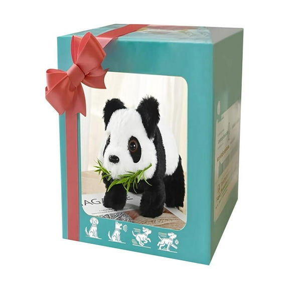 My Realistic Robot Pandas/Cats,Like a Real Pandas/Cats, Robotwith Walking (White)