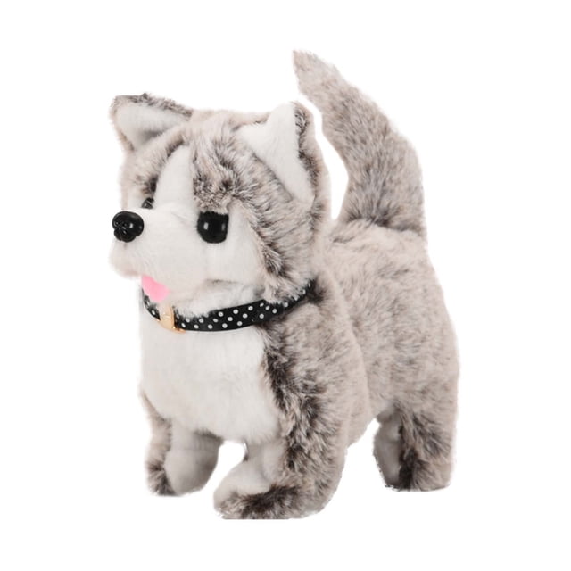 Filvczt Robot Puppy 2025 – Perro Electrónico De Peluche, Interactivo, Anda Y Ladra, Con Baterías AA, 15x10x9 Cm
