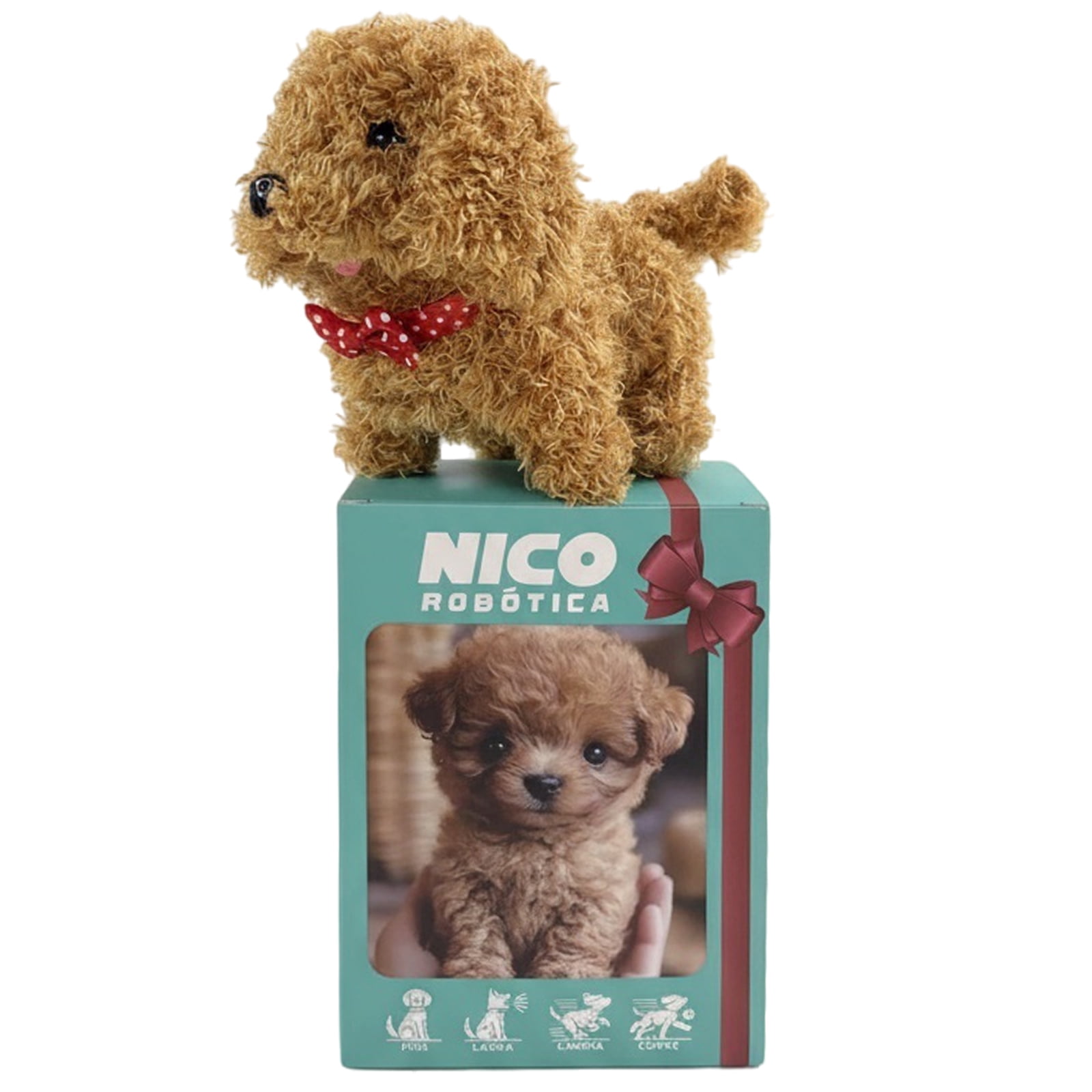 My Realistic Robot Puppy - Realistic Plush Electronic Puppy Toy ...