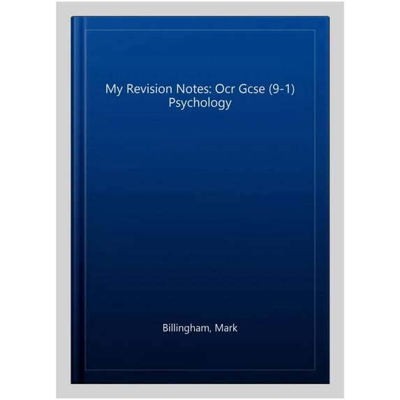 My Revision Notes: Ocr Gcse (9-1) Psychology