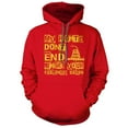 thumbnail image 1 of My Rights Don't End Where Your Feelings Begin Hoodie, 1 of 8