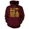 thumbnail image 1 of My Rights Don't End Where Your Feelings Begin Hoodie, 1 of 8