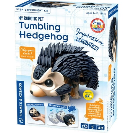 Thames & Kosmos My Robotic Pet - Tumbling Hedgehog, Ages: 7-14, 172 building Pieces To Assemble