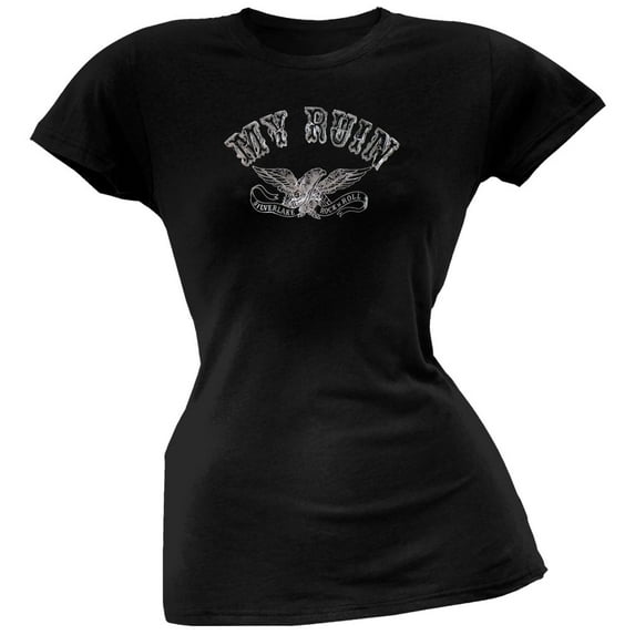 My Ruin Women's Juniors Silverlake Short Sleeve T Shirt