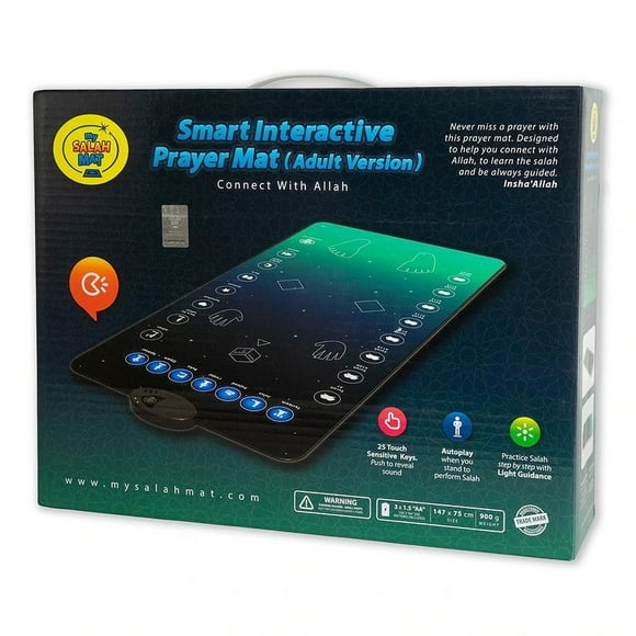 My Salah Mat Interactive Indoor Prayer Mat Adult Version | Revert Adult Prayer Mat