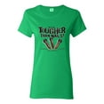 thumbnail image 1 of My Savior is Tougher than Nails Bible Verse | Female Inspirational/Christian Graphic T-Shirt, Kelly, Small, 1 of 3