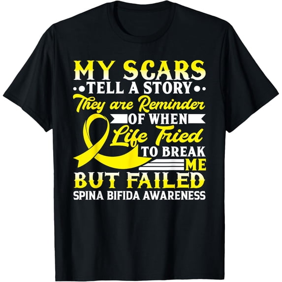 My Scars Tell A Story Spina Bifida T-Shirt T-Shirt