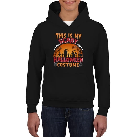 My Scary Halloween Costume. Hoodie Juniors -Image by Shutterstock, Small