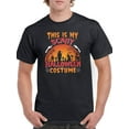 thumbnail image 1 of My Scary Halloween Costume. T-Shirt Men -Image by Shutterstock, Male Small, 1 of 4