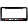 thumbnail image 1 of My Schnoodle Love with Hearts License Plate Frame, 1 of 1