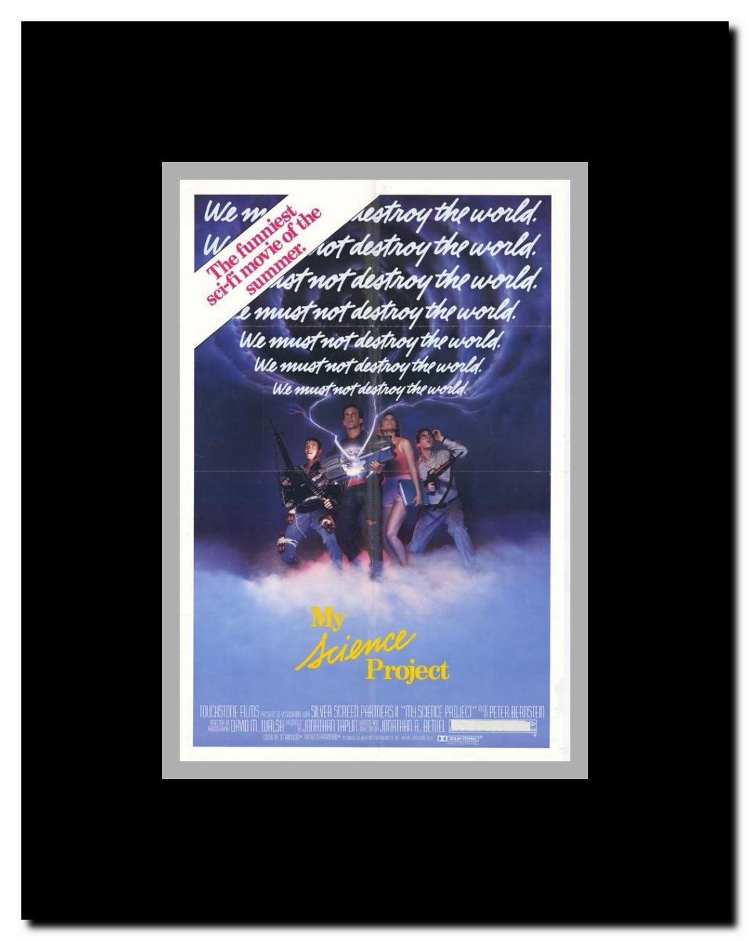 My Science Project Framed Movie Poster