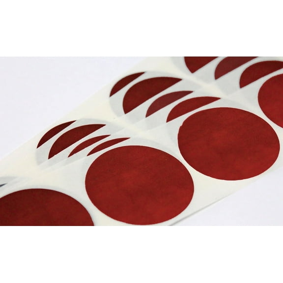 My Scratch Offs 1.50" Red Round Scratch-off Sticker Labels, 500 Count