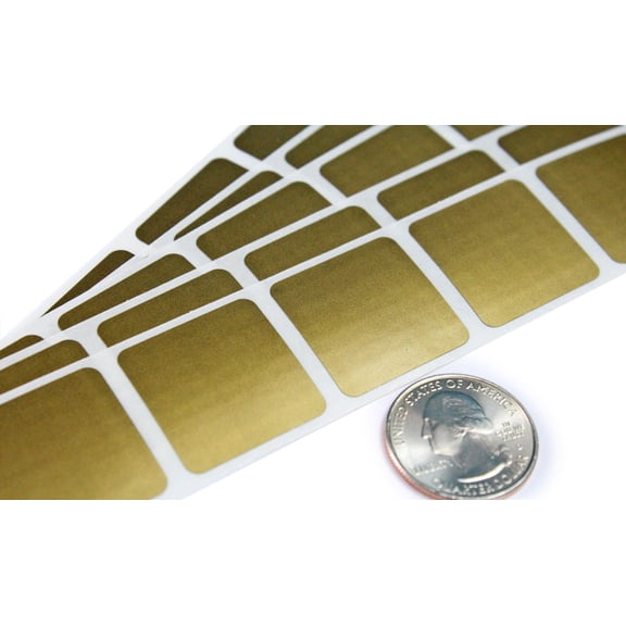 Scratch Add Round 2 in Gold Round Scratch Off Stickers, 500 Count by My Scratch Offs ...