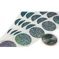 thumbnail image 1 of My Scratch Offs 1" Holographic Glitter Silver Round Scratch-off Sticker Labels, 100 Count, 1 of 3
