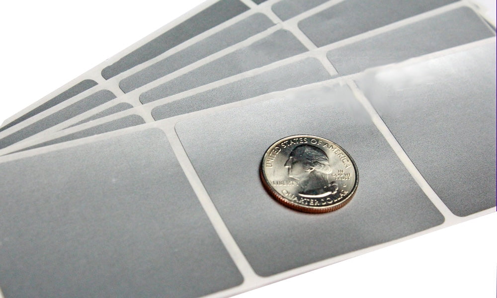 Ac Machine Sticker 2 in Silver Square Scratch Off Stickers, 250 Count by My Scratch Offs ...