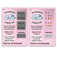 thumbnail image 1 of My Scratch Offs Diamonds Forever "Will You Be My Maid of Honor?" Lottery Replica Scratchers Scratch Off Ticket Pink, 1 Pack, 1 of 4