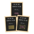 thumbnail image 1 of My Scratch Offs It's a Girl! Letter Board Gender Reveal Scratch-off Card Game, 25 Pack, 1 of 6
