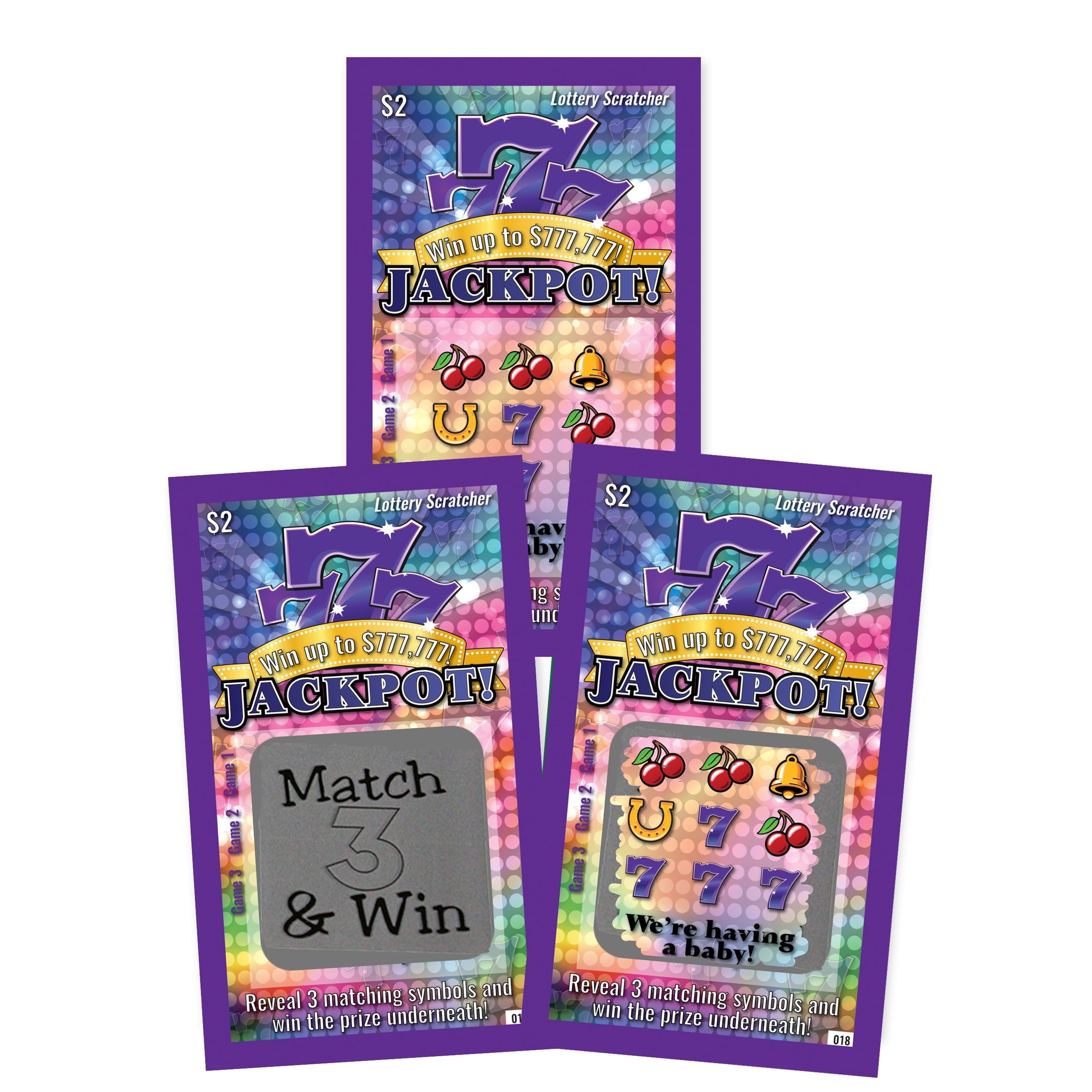 My Scratch Offs Pregnancy Announcement 