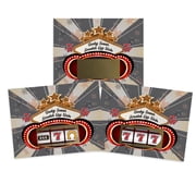 My Scratch Offs Slot Machine Casino Night Gambling Lucky Seven Scratch-off Card Game, 26 Count