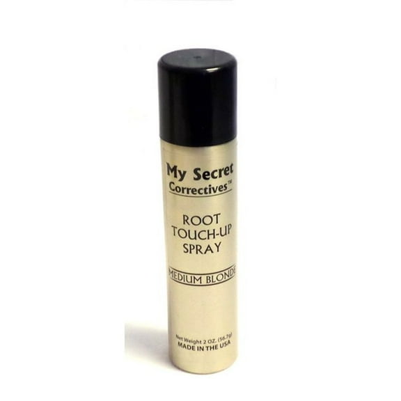 My Secret Correctives Root Touch Up Spray Medium Blonde 2 oz