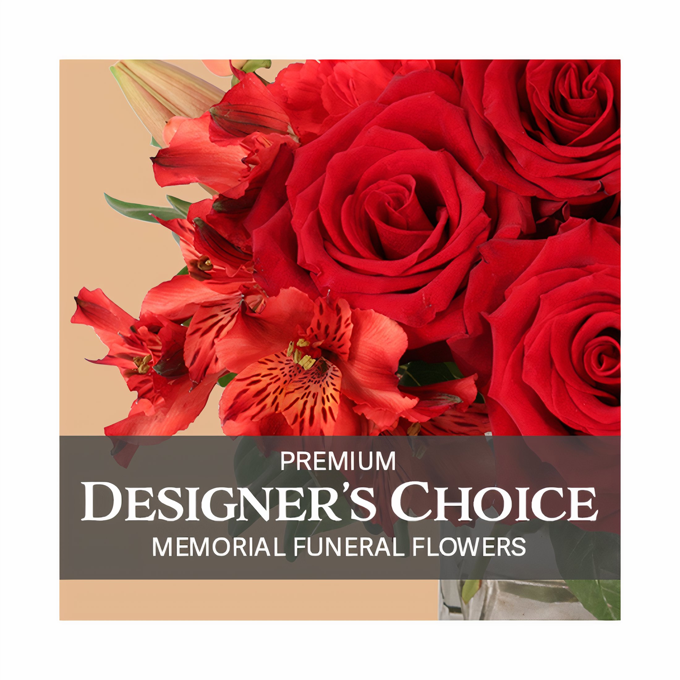 My Secret Garden Flower Shop Premium Designer's Choice Memorial Flowers ...