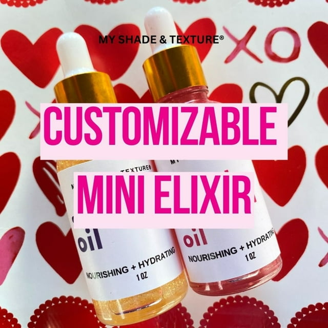 My Shade & Texture - Customizable Mini Elixir - Sweet Almond 1 Oz