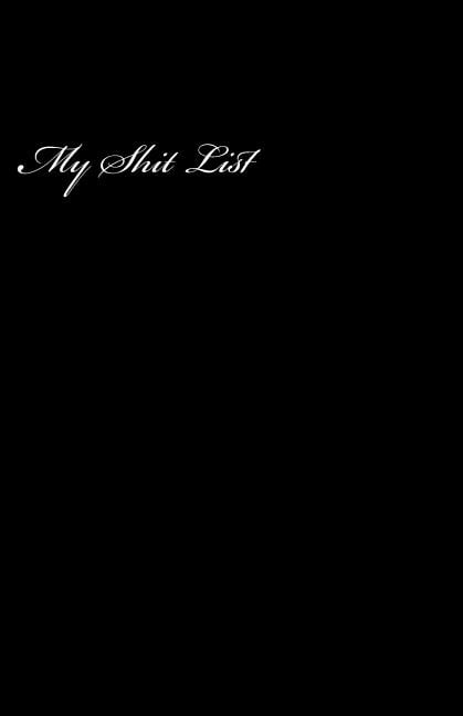 My Shit List (Paperback)
