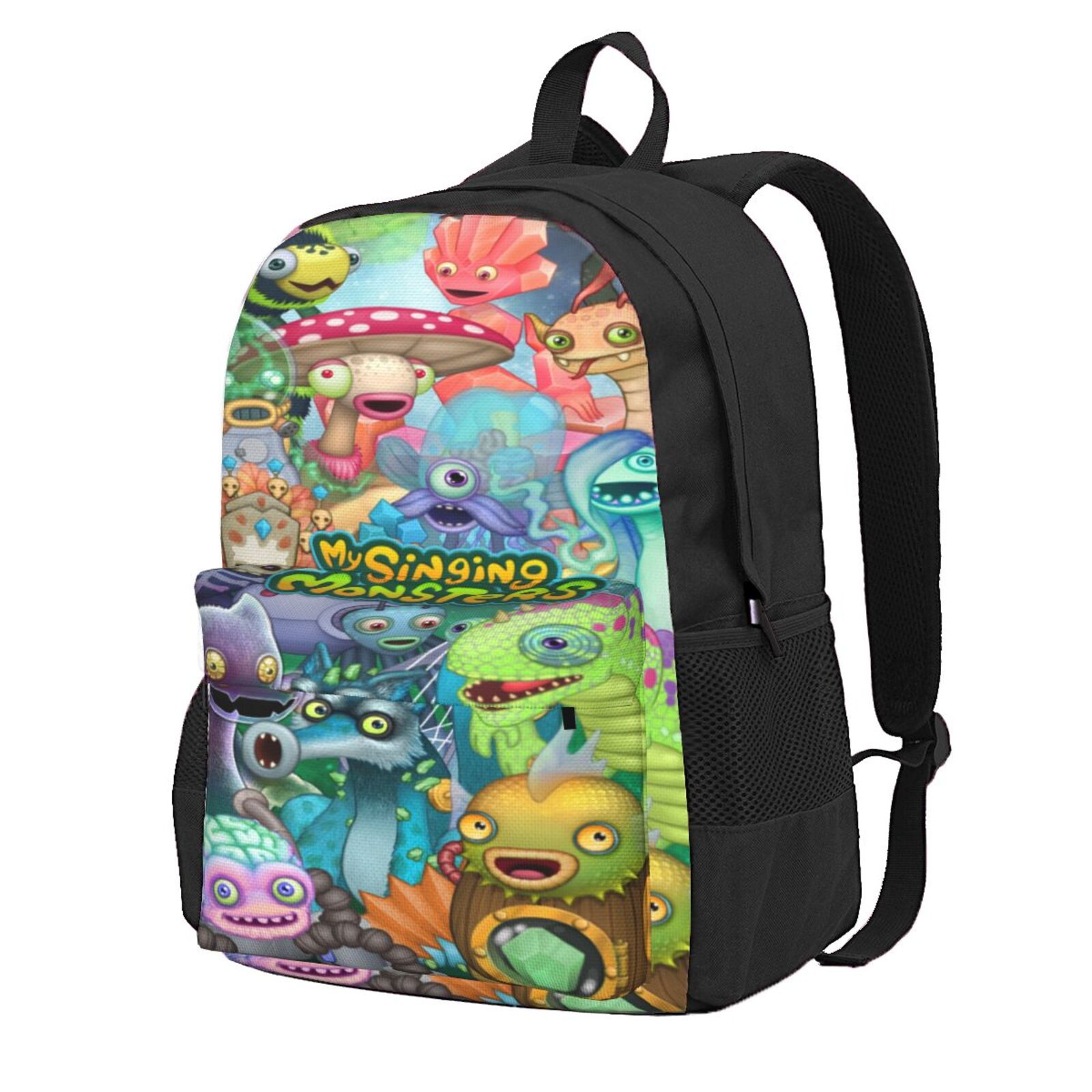 My Singing Monsters Backpack Book Bags Casual Daypack For Travel Work ...