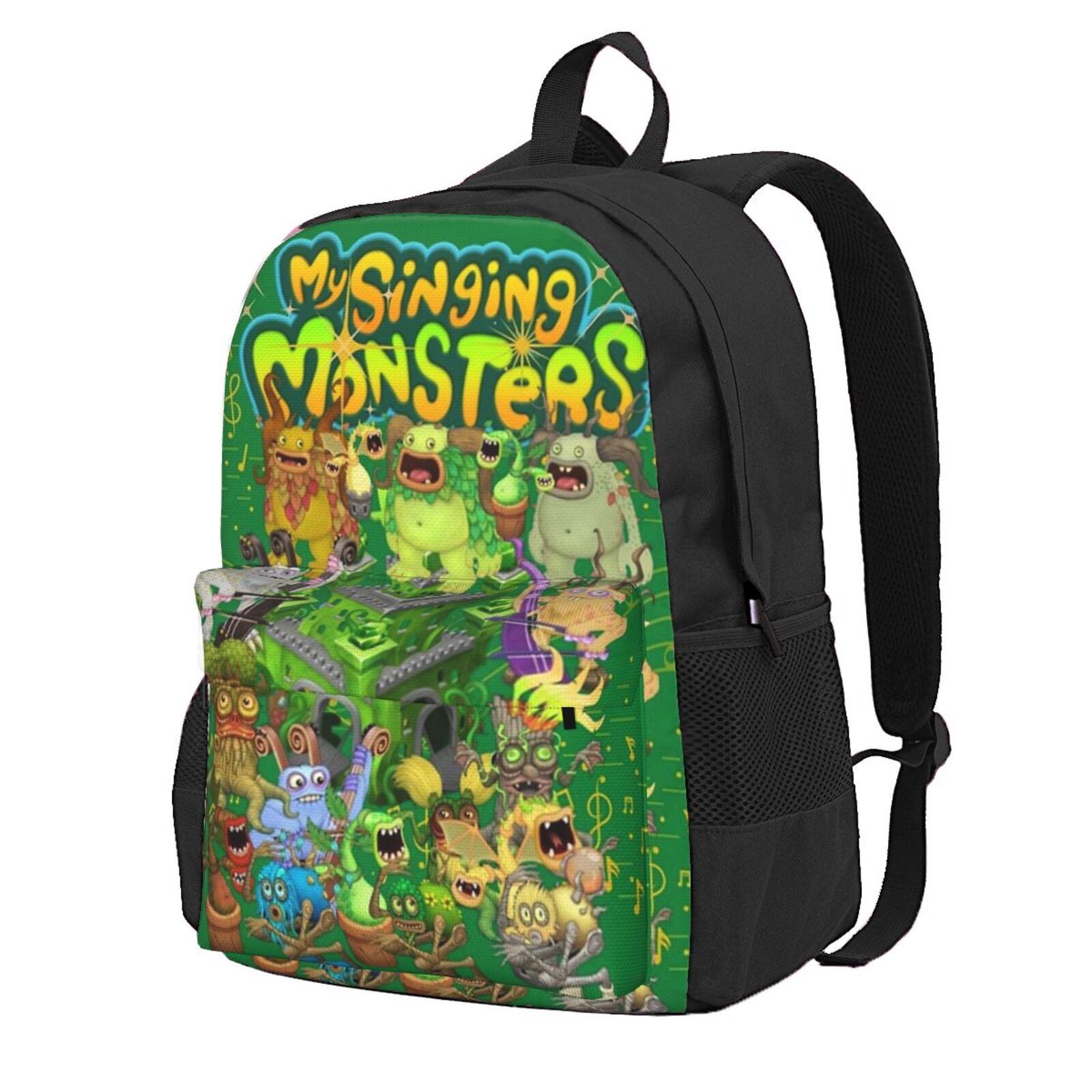 My Singing Monsters Backpack Book Bags Casual Daypack For Travel Work ...