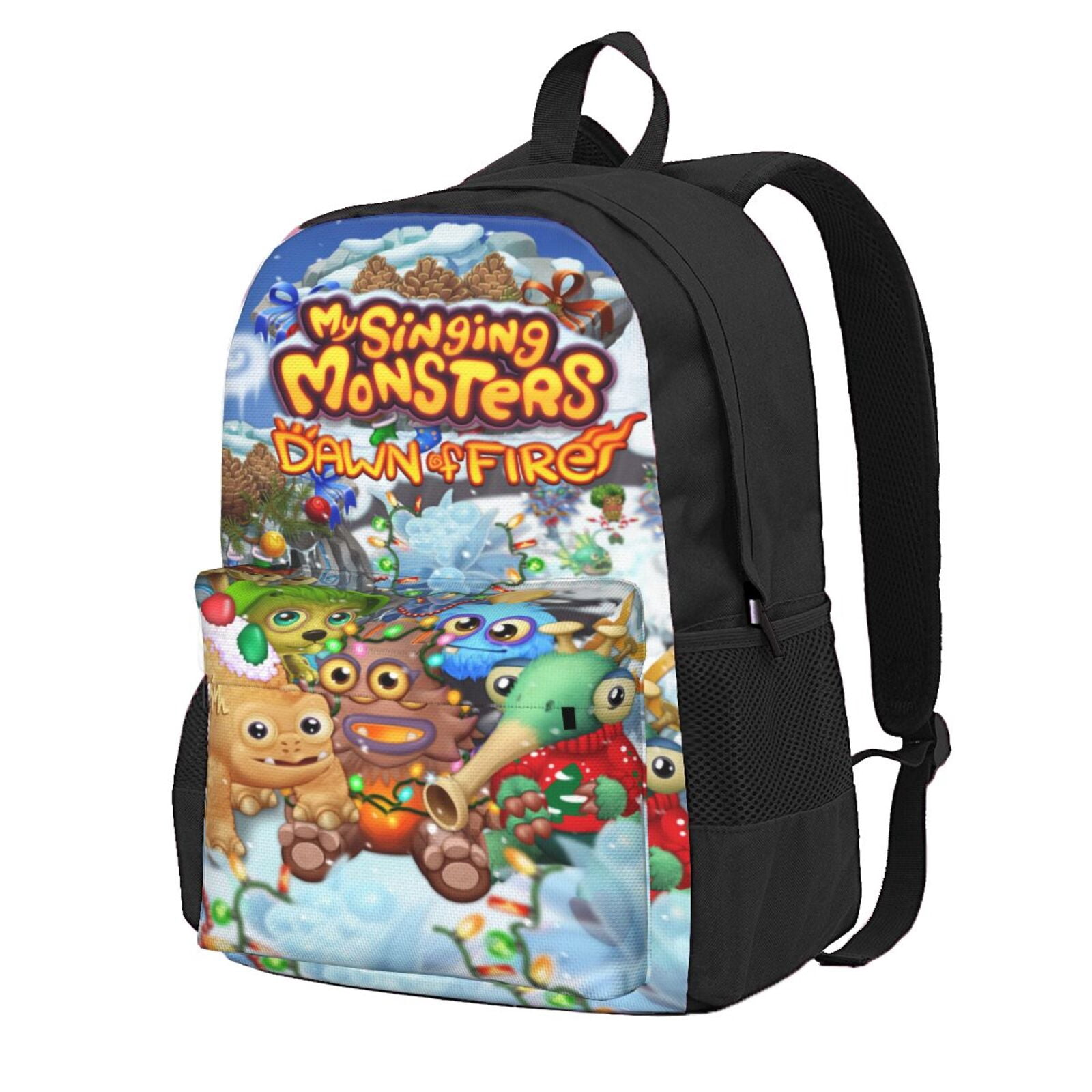 My Singing Monsters Backpack Book Bags Casual Daypack For Travel Work ...