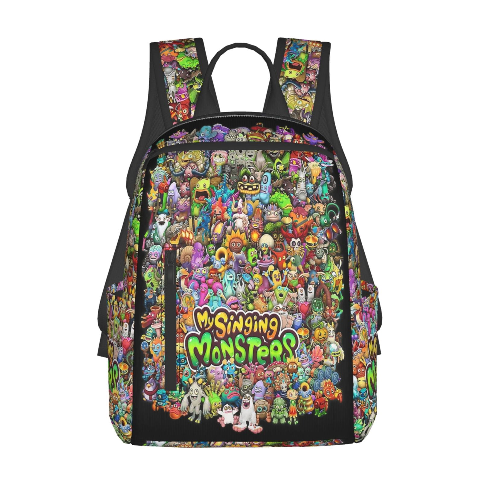 My Singing Monsters Backpack Book Bags Casual Daypack For Travel Work ...