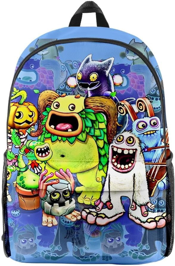 My Singing Monsters Backpack Cute Cartoon Character 3d Printed Travel ...