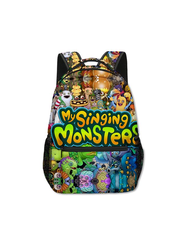 My Singing Monsters Backpack Funny Singing Monsters Casual Daypacks - L Size/17in