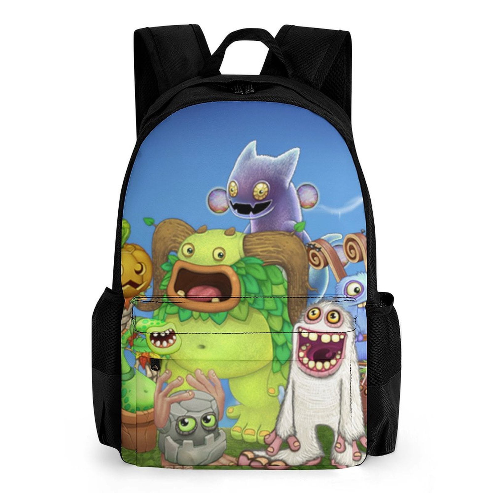 My Singing Monsters Backpack Laptop Bag Student Satchel Schoolbag ...
