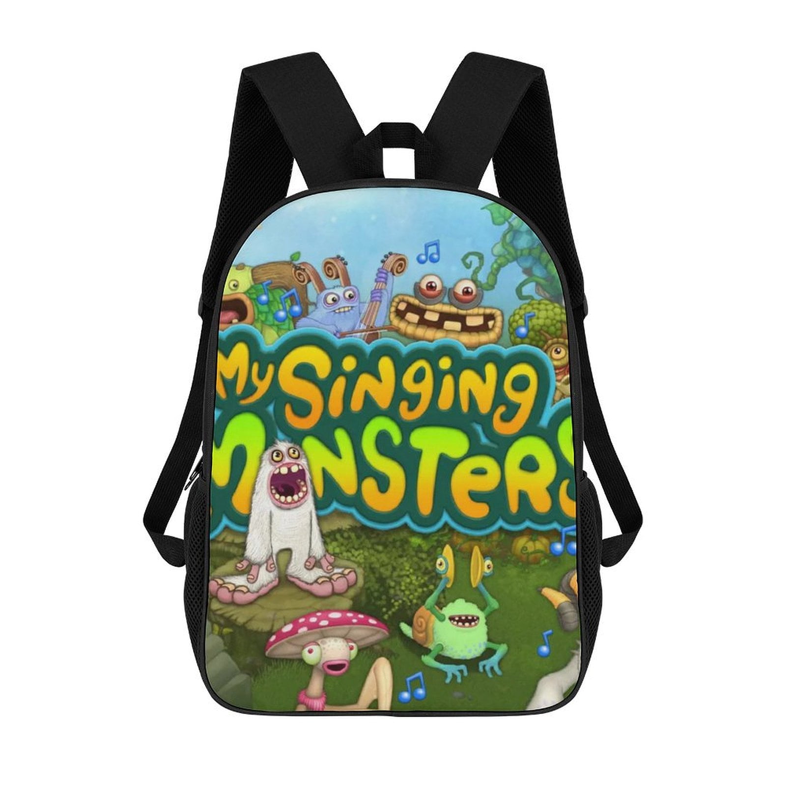 My Singing Monsters Backpack Rucksack Book Bag Schoolbag Shoulder Bag  Casual Hiking Daypack 17 Inch - Walmart Business Supplies