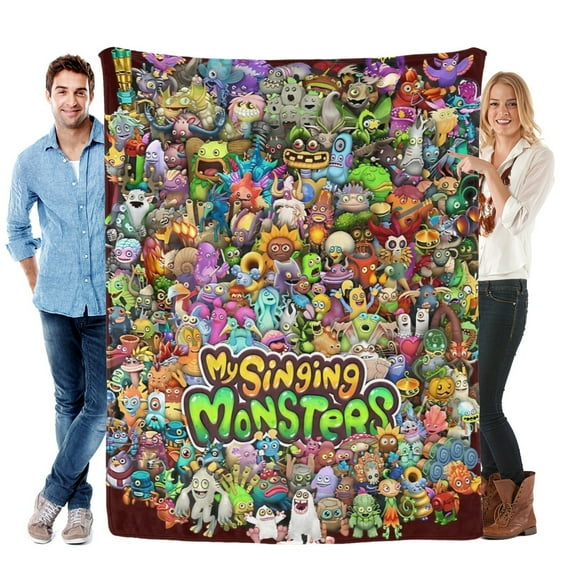 My Singing Monsters Blanket Soft Bed Sofa Couch Throw Cozy Lightweight