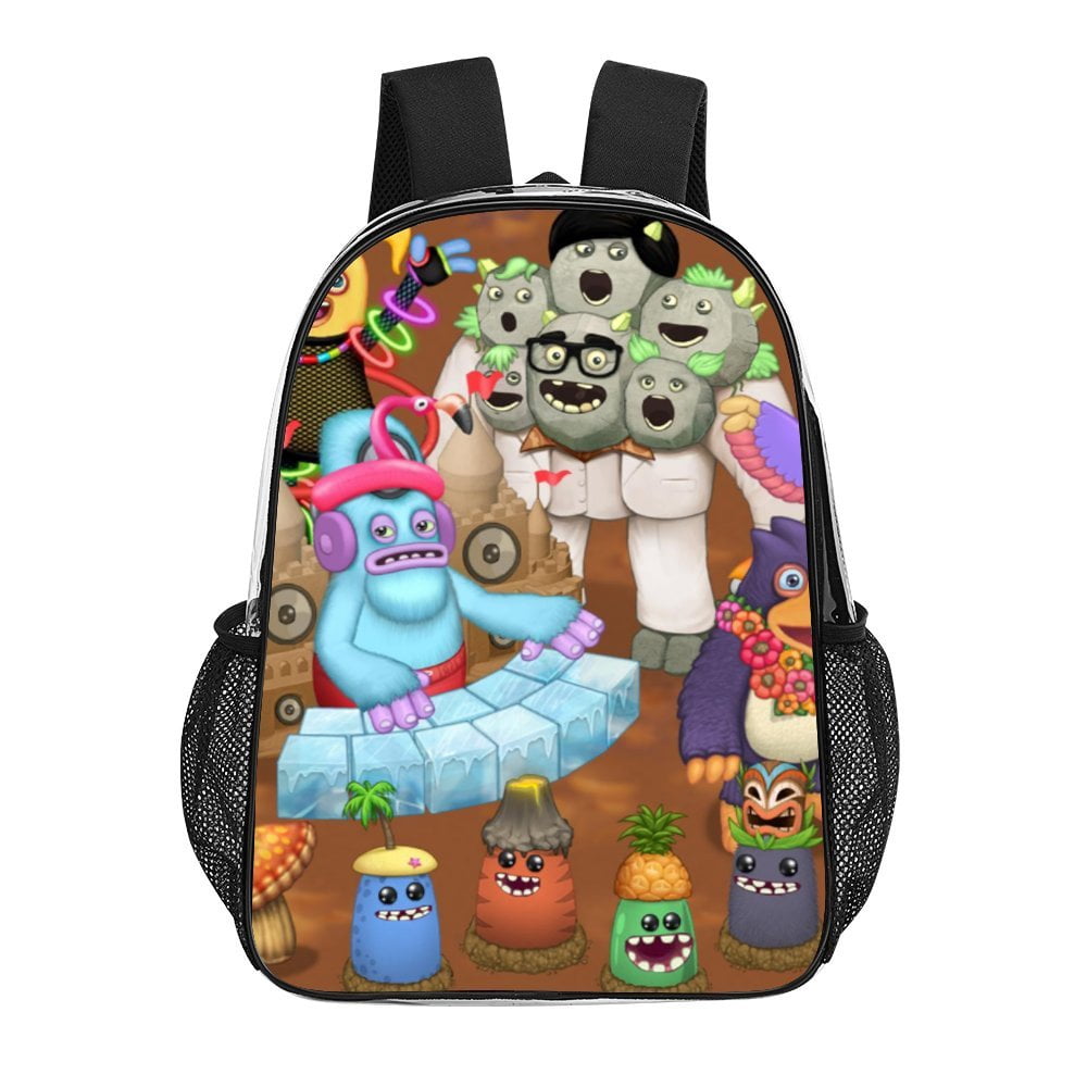 My Singing Monsters Breeding Clear Backpack 17 Inch Transparent Bag ...