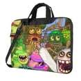 thumbnail image 1 of My Singing Monsters Laptop Carrying Case 15.6 Inch Laptop Bag Computer Protective Case Shoulder Strap Carrying Briefcase Messenger Bag, 1 of 9