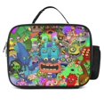thumbnail image 1 of My Singing Monsters Lunch Bags Insulated Soft Lunch Box Reusable Large Capacity Lunch Tote Bag for Office Picnic School, 1 of 8