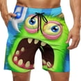 thumbnail image 1 of My Singing Monsters Men's Swim Trunks Board Shorts Drawstring Elastic Waist Quick Dry Swimsuits Beach Shorts with Pockets M, 1 of 8