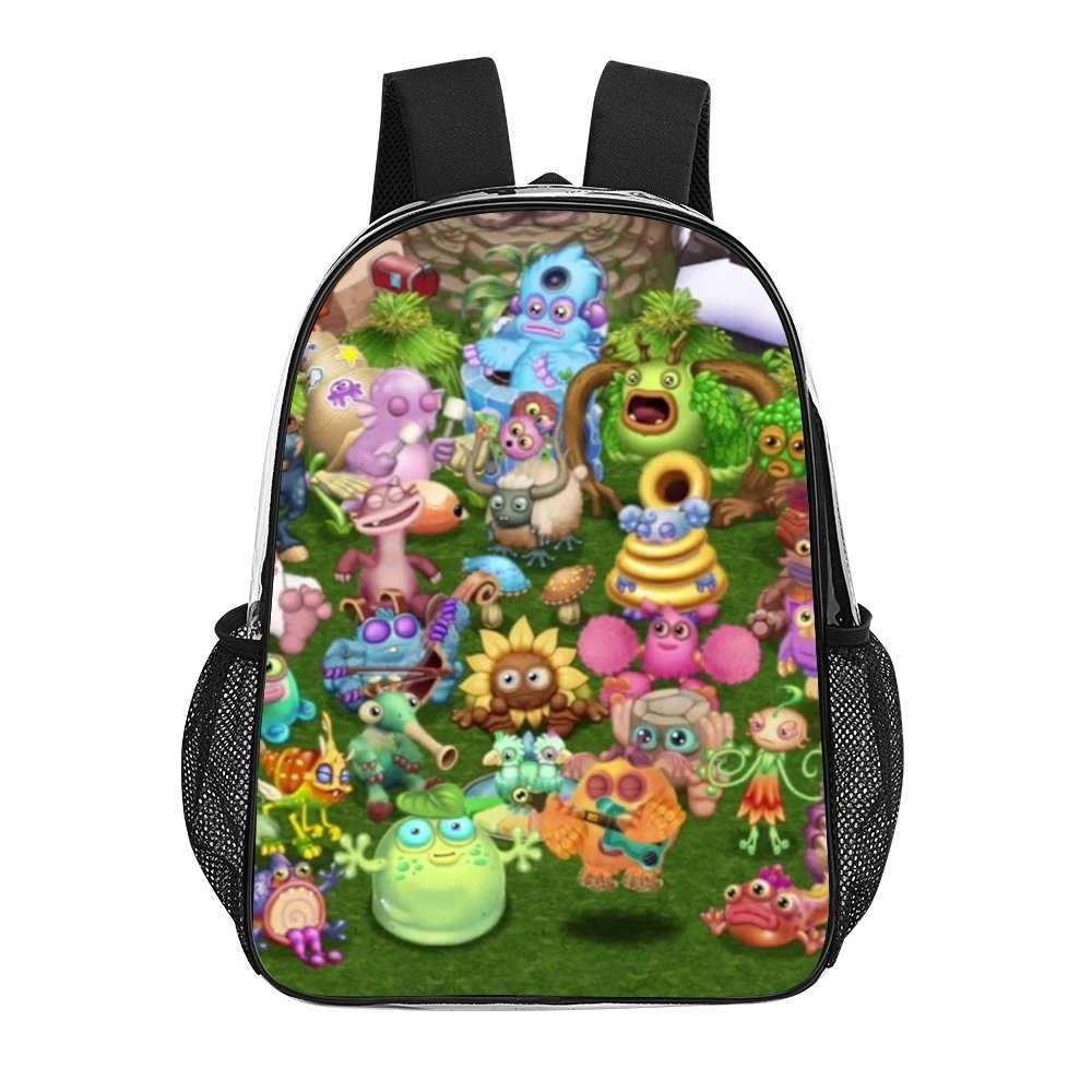 My Singing Monsters Plants Clear Backpack 17 Inch Transparent Bag ...