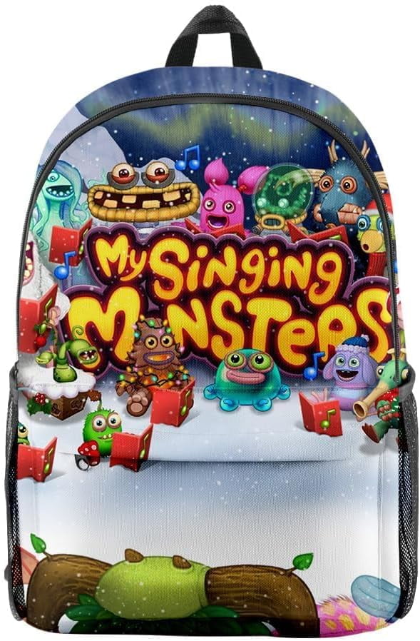 My Singing Monsters School Backpack 3D Printed Schoolbag Anime Cartoon ...