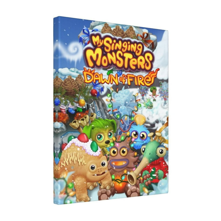 MSM ポスター My Singing Monsters Wall Art Canvas Painting Artwork Picutures